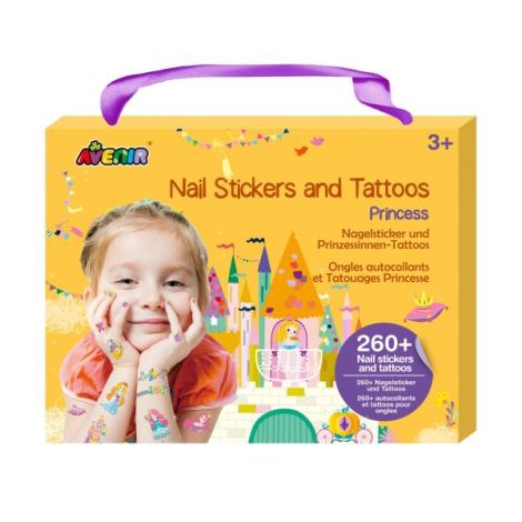 Stickere pentru unghii si tatuaje - Printesa - imagine 11